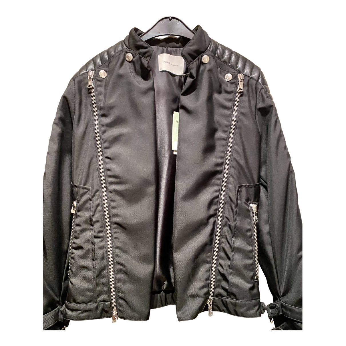 Pierre Balmain - Jacket Polyester Black for Men - Second Hand Jacket, Never Worn, with Tag